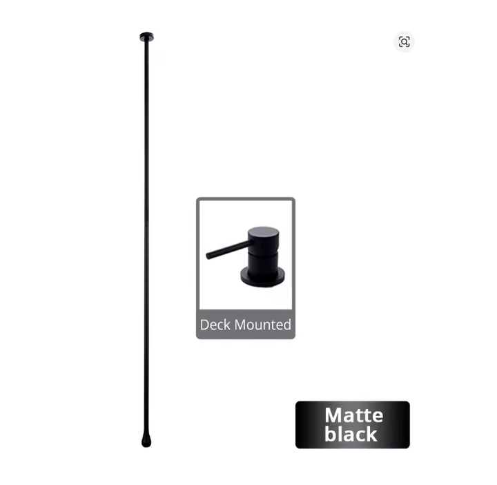 Tear drop- Ceiling Mount Faucets with deck mount lever manual control 65" LENGHT