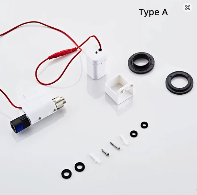 Robinet de cuisine à capteur intelligent avec boîtier à piles et douchette extractible à commande tactile