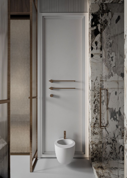 Black clean sleek new euro design electric hardwire towel warmer