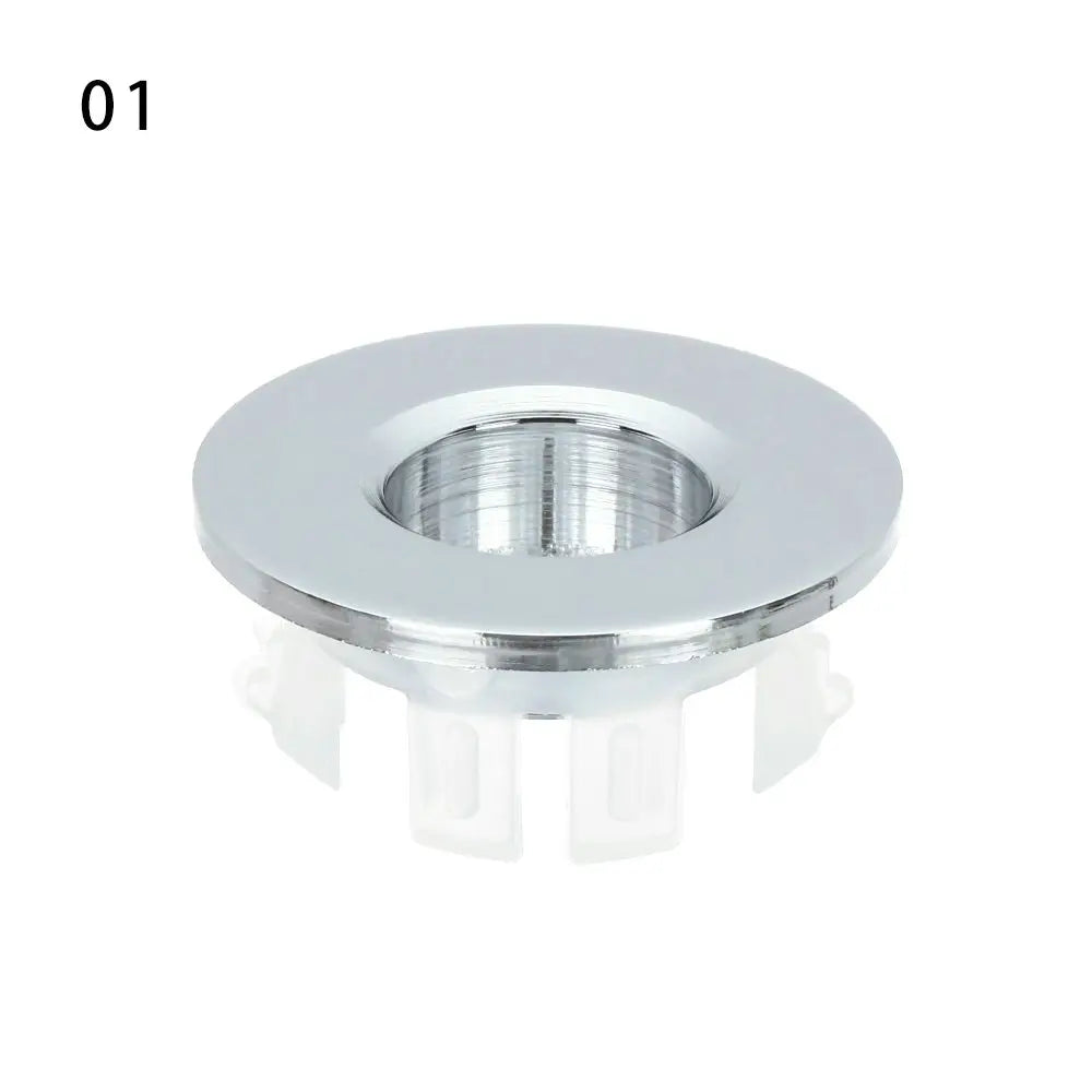 Sink Overflow Stopper Round Ring Trim Ring Cap Basin Insert Replacement Sink Hole Cover