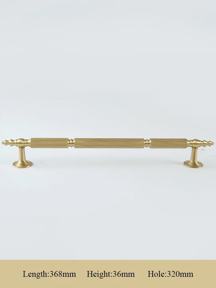 Vertical Grain/Line Design Solid Brass Knobs T Bar Handles Drawer Pulls Kitchen Cabinet Knobs and Handles luxury Hardware