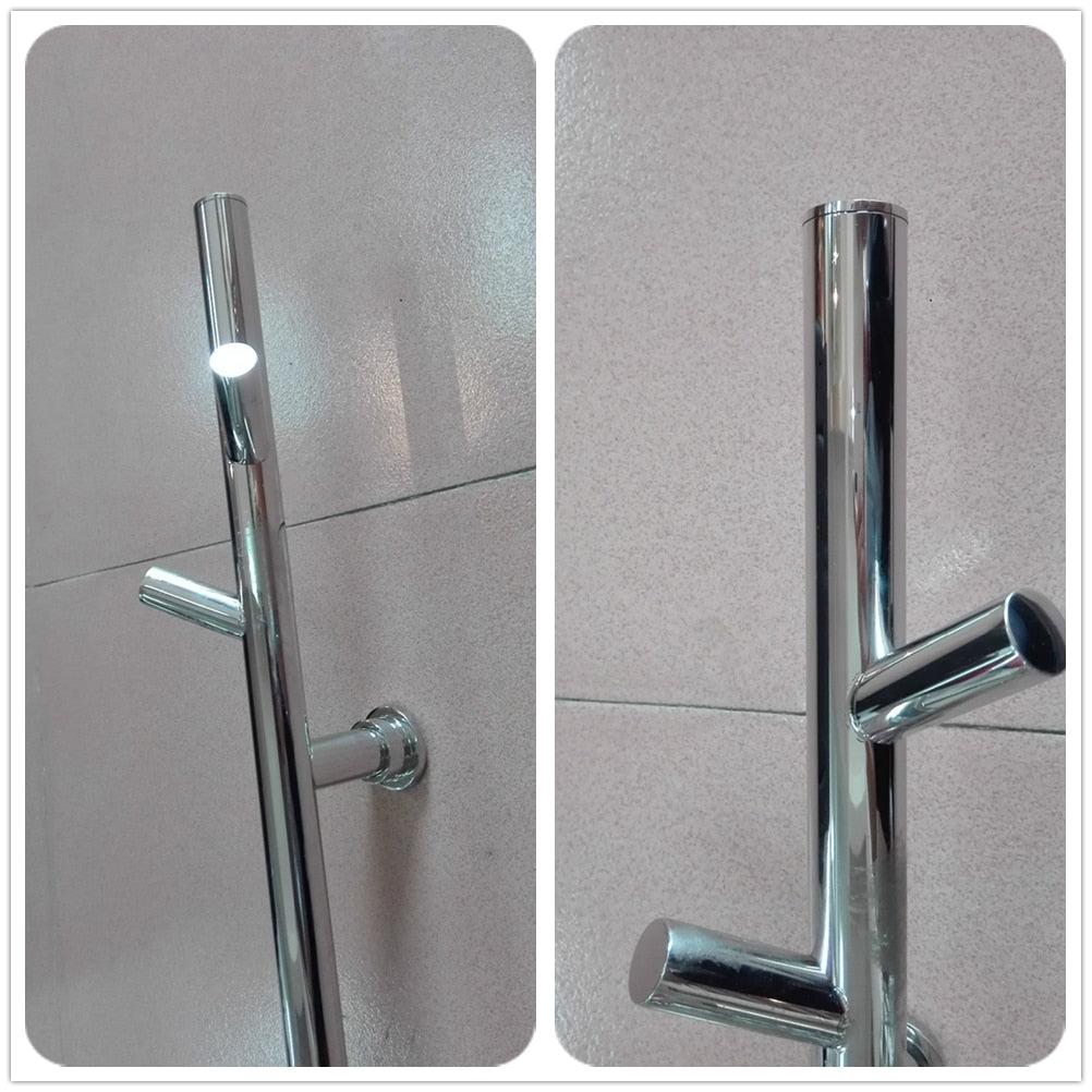 Chrome tree wall mounted electric towel warmer