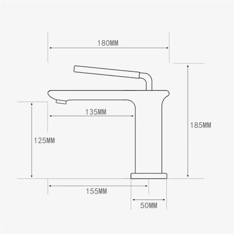 Brandy- 2024 new modern single hole bathroom faucet