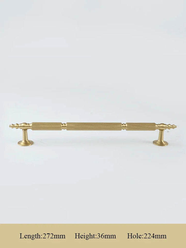 Vertical Grain/Line Design Solid Brass Knobs T Bar Handles Drawer Pulls Kitchen Cabinet Knobs and Handles luxury Hardware