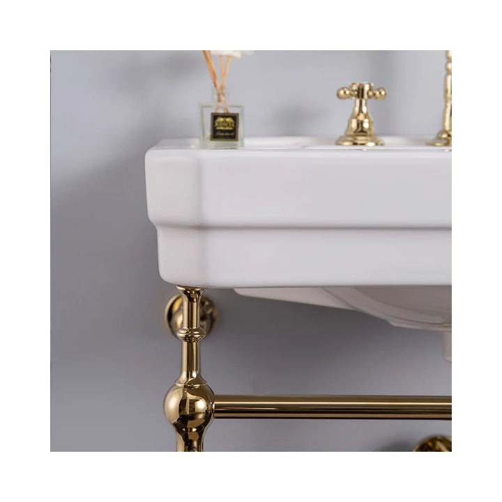 Fairfax- Victorian Ceramic Console Vanity Set