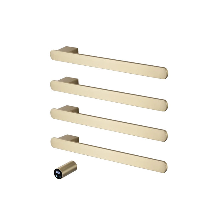 Sleek CleanDesign Electric Heated Towel Rails Bathroom Smart Control Towel Dryer  SS304 Hidden Wire 110V CSA