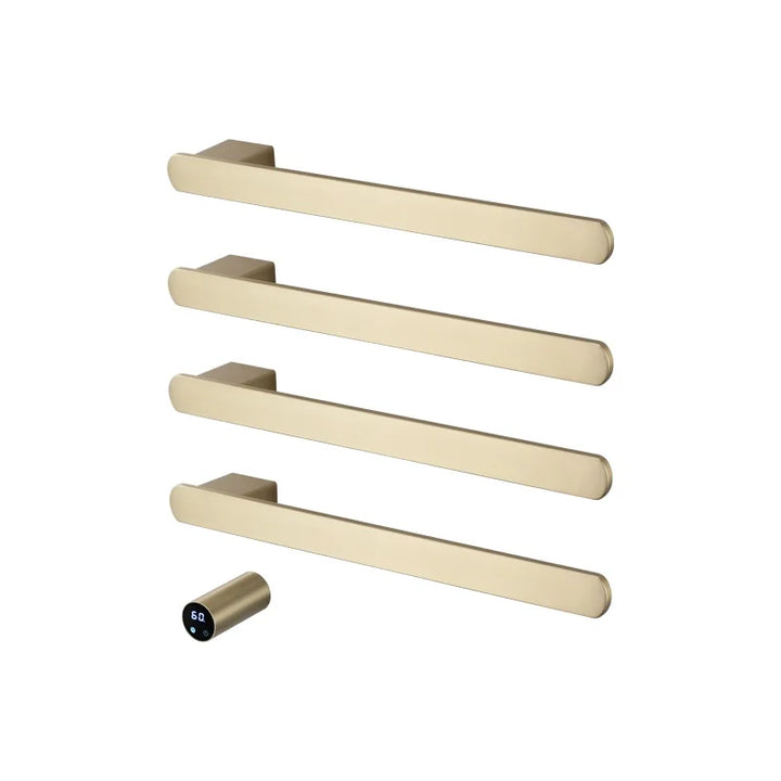 Sleek CleanDesign Electric Heated Towel Rails Bathroom Smart Control Towel Dryer  SS304 Hidden Wire 110V CSA