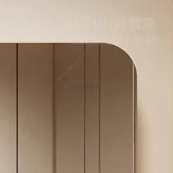 Eileen -Art Deco Wall Hung Beige 48" Inch Bathroom Vanity Set