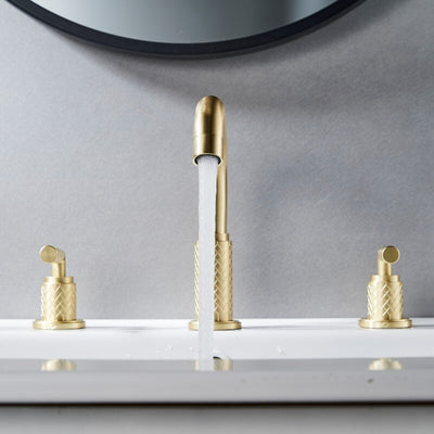 New Nordic design 2023 8" inch wide spread bathroom faucet