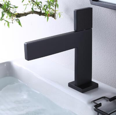 Cara-New 2024  Euro design Brushed gold single hole bathroom faucet