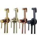 Dubai-Brushed gold- Rose gold-Black-Gold Hot and Cold water mixer wall mounted single lever hand held bidet