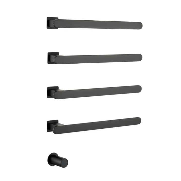 Sleek CleanDesign Electric Heated Towel Rails Bathroom Smart Control Towel Dryer  SS304 Hidden Wire 110V CSA