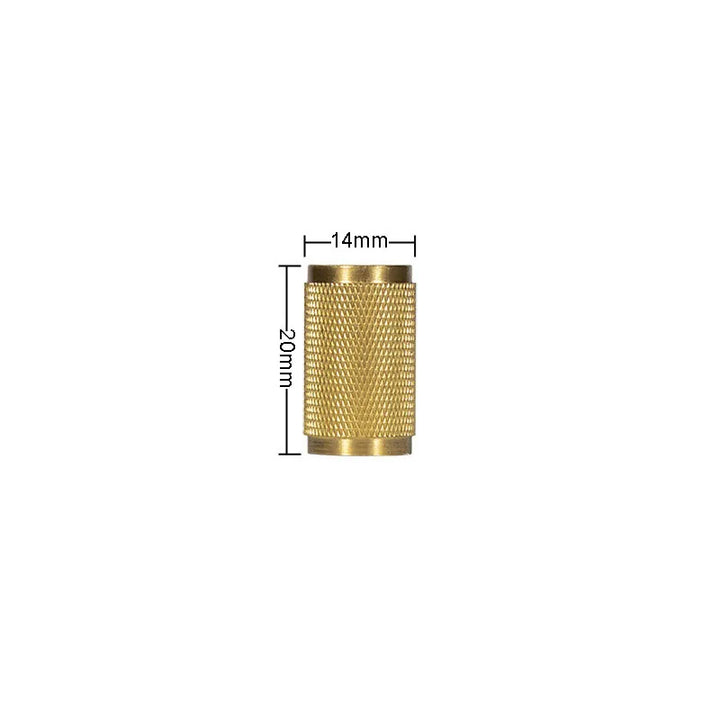 Brass Knurled Cabinet Handles Wardrobe Bar Pull with Baseplate Textured Furniture Door Handle with Baseboard Drawer Knobs
