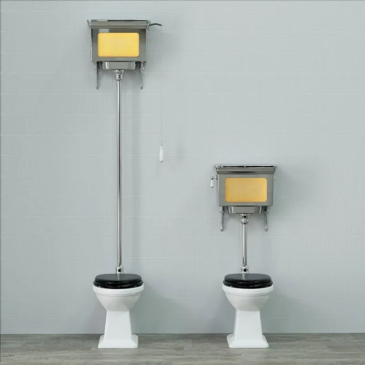 Victorian Retro industrial wind metal electroplating high water tank toilet toilet toilet