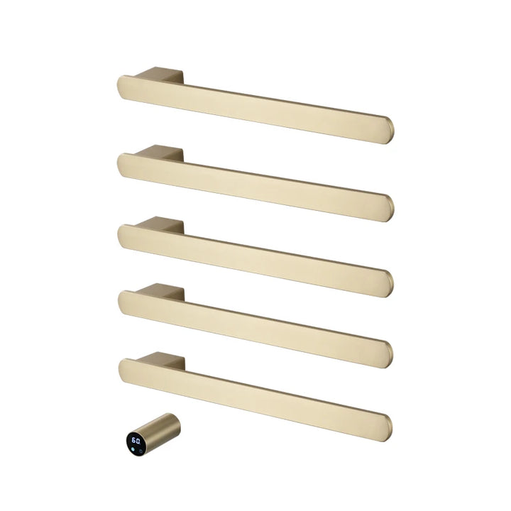 Sleek CleanDesign Electric Heated Towel Rails Bathroom Smart Control Towel Dryer  SS304 Hidden Wire 110V CSA