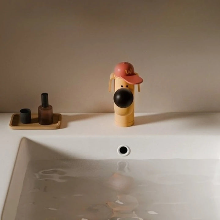Dog Nose, puppy, faucet, childlike, cute, hot and cold single hole bathroom faucet