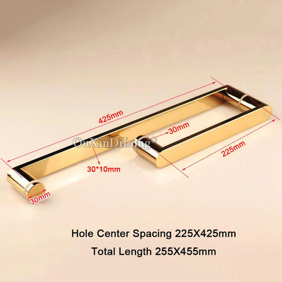 L square shape angle door and towel bar shower glass door 8mm to 12mm