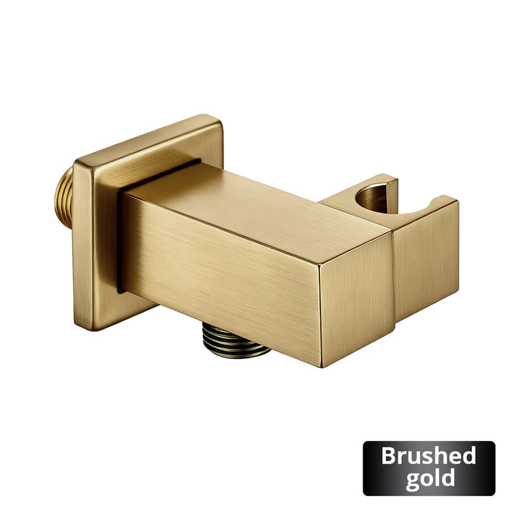 Handheld Shower Holder Bracket Gold Small Portable Wall-Mounted Polished Brass For Bathroom Hardware