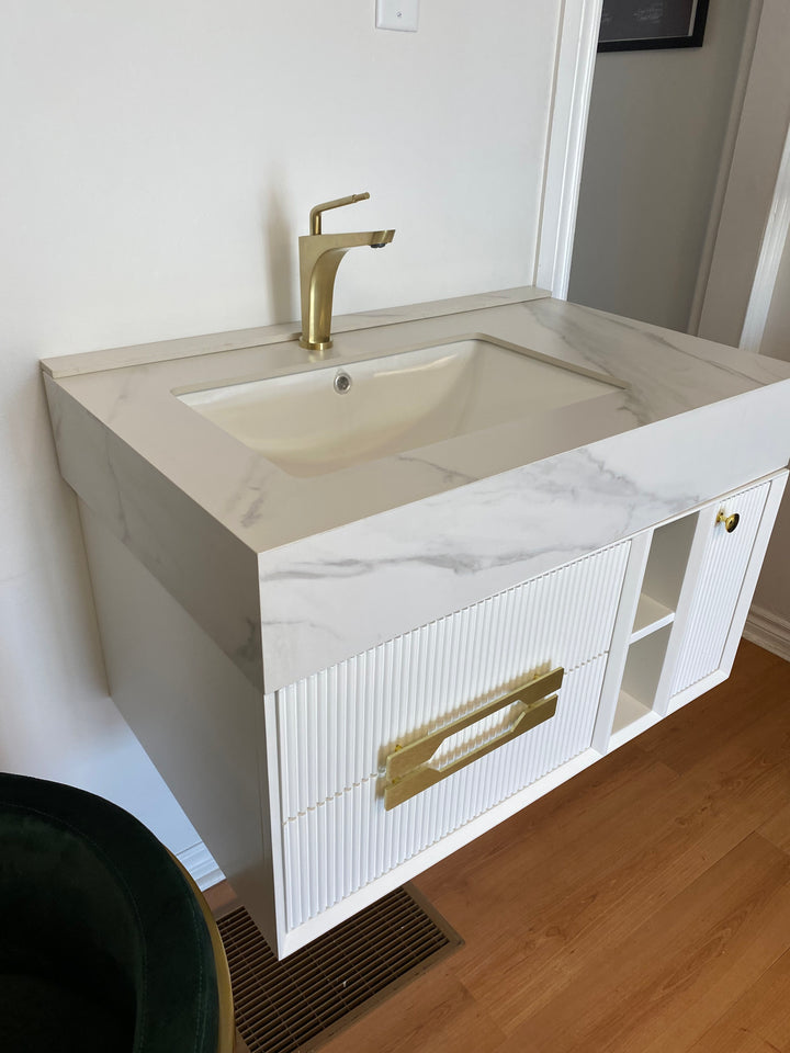 Sienna-Bathroom Vanity completed Set with LED Mirror included 60"
