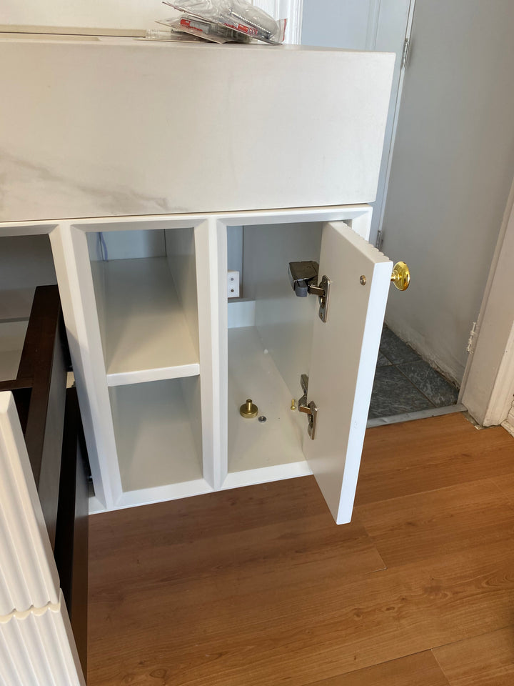 Sienna-Bathroom Vanity completed Set with LED Mirror included 60"