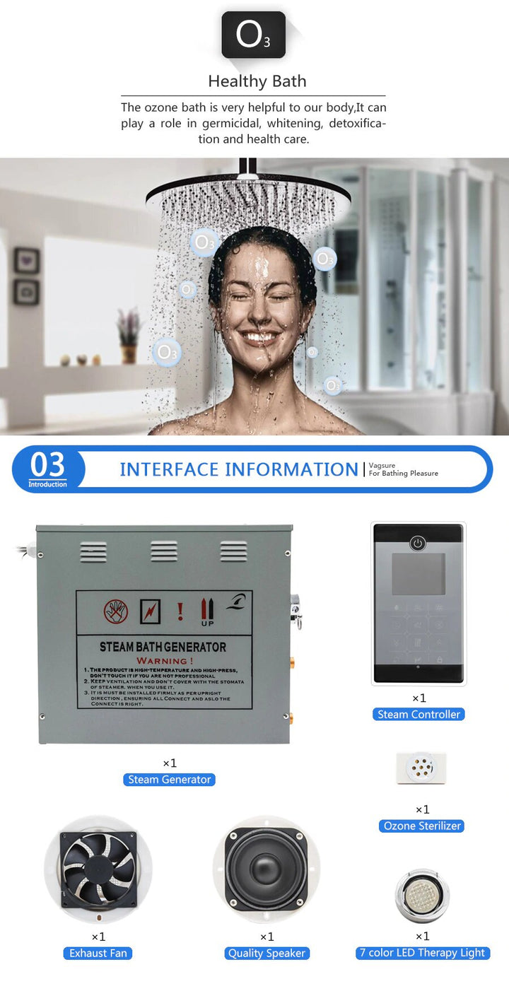 Custom-Multi Function Cabin Steam Sauna Room System 806B