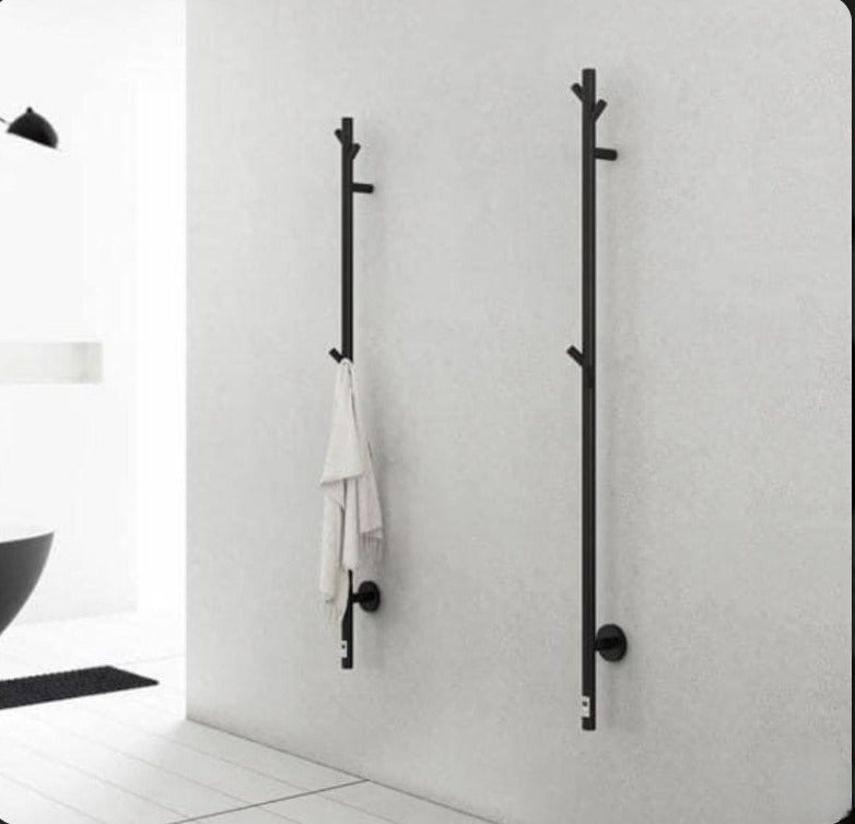 Black matte Tree stainless steel electric CSA tree design  towel warmer