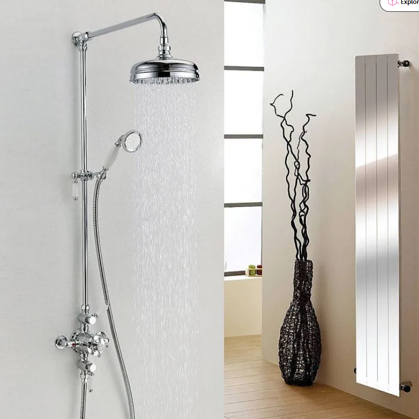 Charles II- Victorian Exposed therostatic 2 way shower system