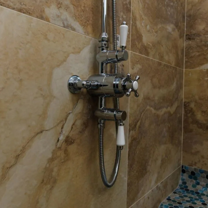 Charles II- Victorian Exposed therostatic 2 way shower system