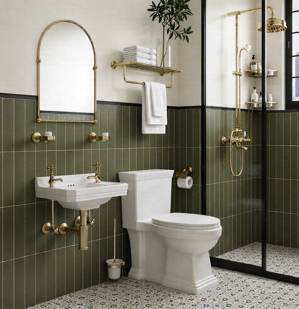 Fairfax Oakmont-Wall Hung Victorian Hot & Cold Wash basin