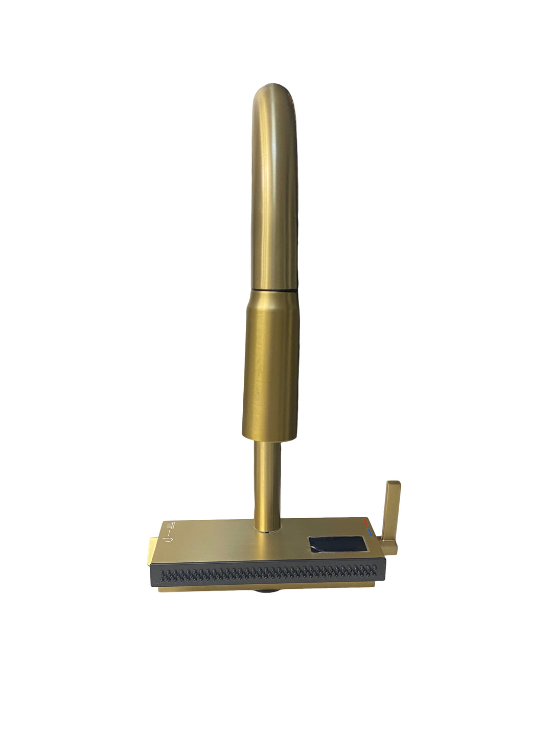 Munich-waterfall kitchen LED display faucet with dual pull out sprayer