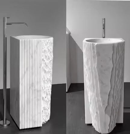 Contraversia - Natural Stone Marble Pedestal