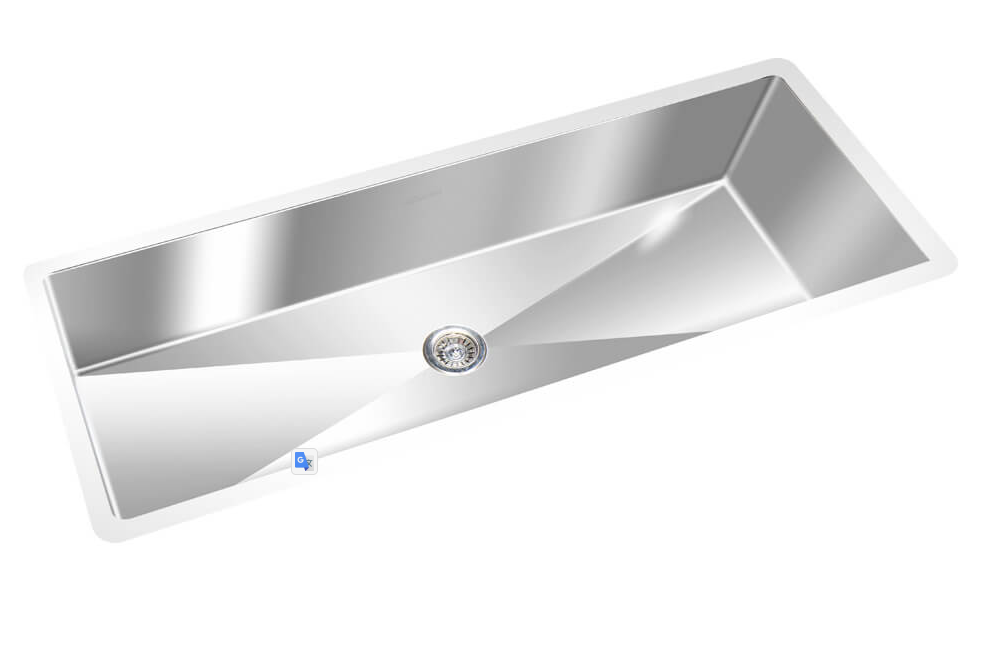Commercial stainless steel undermount ink 32"x14"x6'
