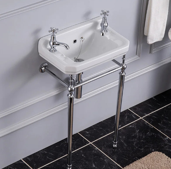 Fairfax- Victorian Ceramic Console Vanity Set