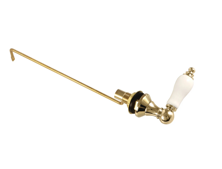 Victorian Brushed gold Toilet Trip Side Lever
