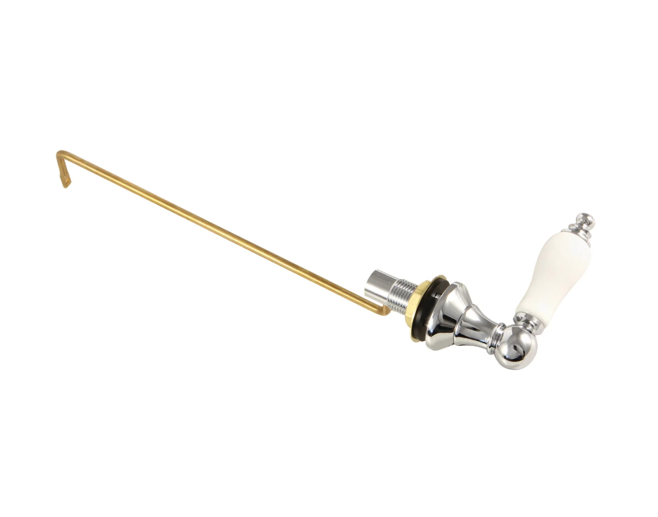 Victorian Brushed gold Toilet Trip Side Lever