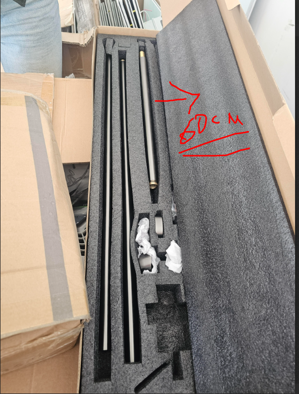 60CM- Grey Gun Extension Pipe