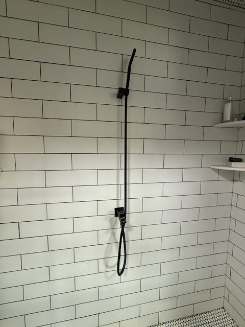Black SPA Smart LCD Touch Control Display  LED Spa  Shower System with 23"x15"