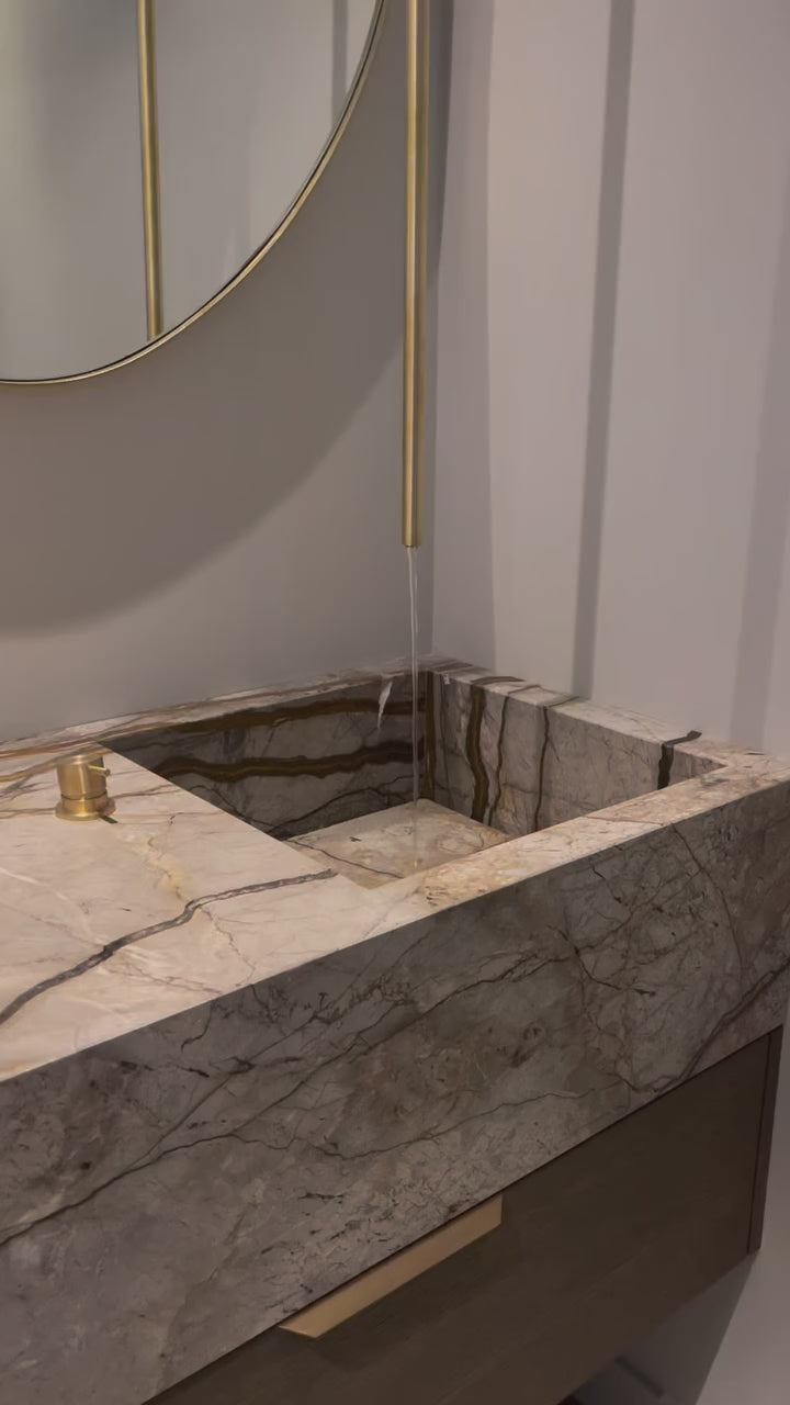 CIELO II- -New Nordic design ceiling mount bathroom faucet