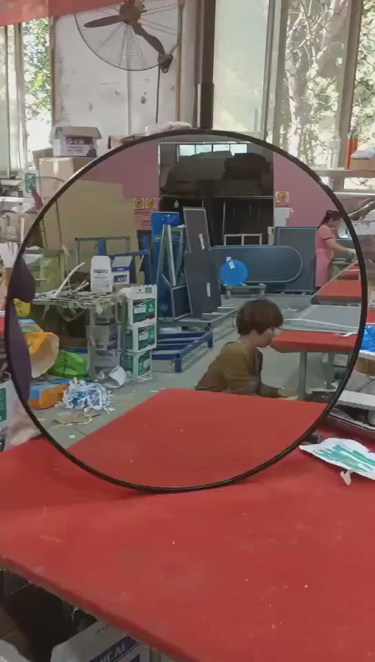 Round No LED Celing Mounted Pendant Bathroom Mirror