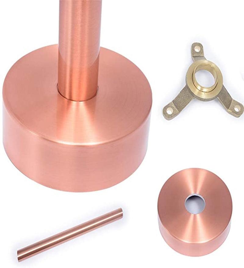 Copper satin Freestanding Bathtub Filler faucet