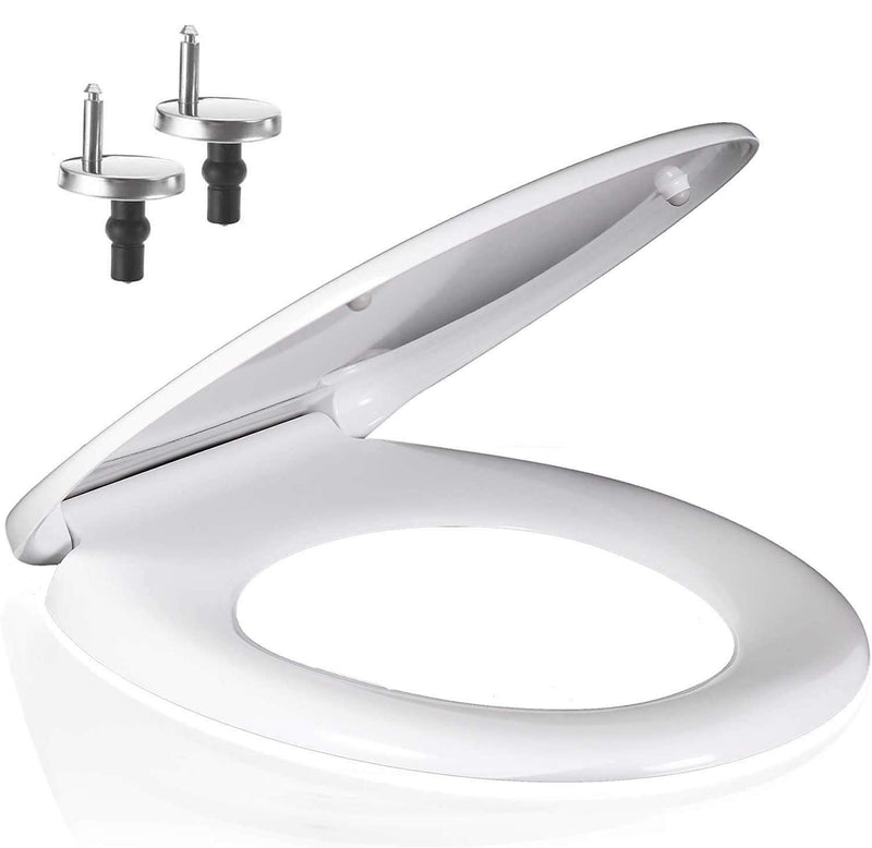 930 Toilet seat completed soft close and removable-White