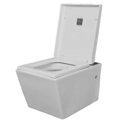 Modern Square Wall Mounted  Hung Toilet Bowl 8005