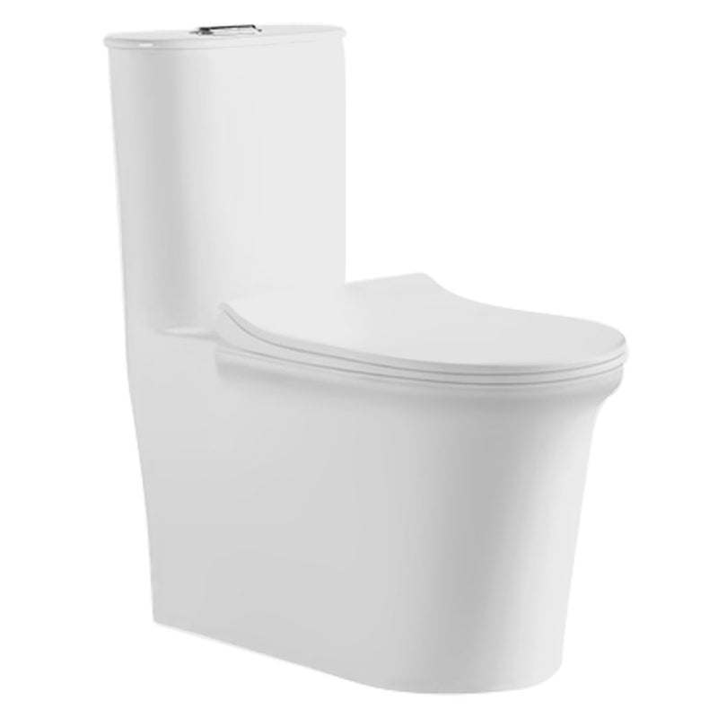 Sani Canada one piece skirted toilet comfort height with soft close removable seat water saver dual flush  942