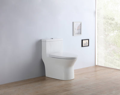 Sani Canada One piece toilet comfort height with skirted model 113