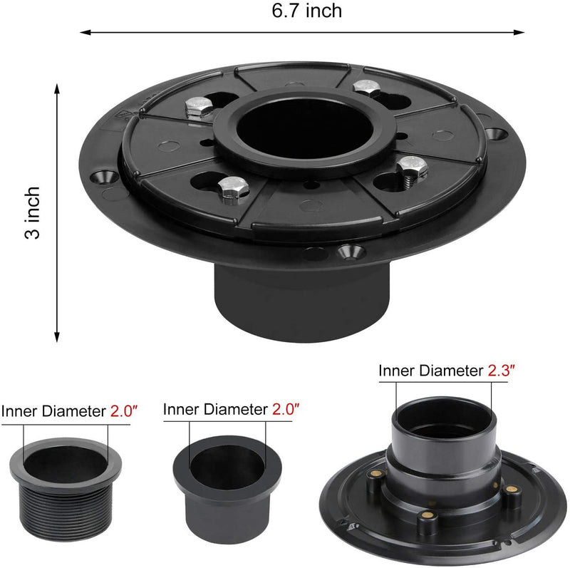 Shower drain PVC and ABS pipe shower Linear drain reducer with adpater
