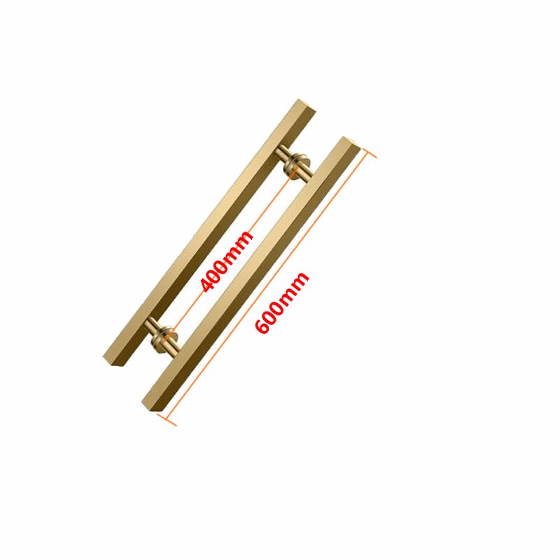 Brushed gold shower door handle hardware 16" /400mm