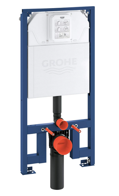GROHE 39688000 Rapid SL Slim 2” x 4” in-Wall Carrier for Toilet, 2x4, No Finish