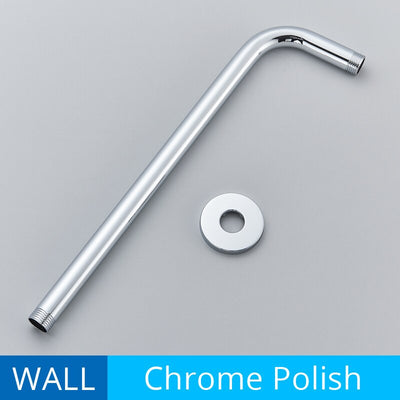 Ceiling and wall mounted shower arm