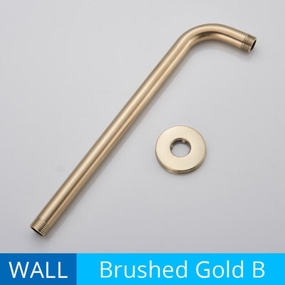 Ceiling and wall mounted shower arm