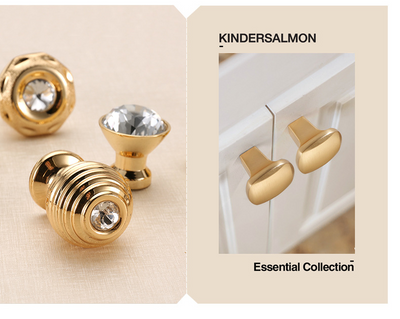 Gold Cabinet door knobs